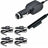 4x 12V Car Charger Cigarette Power Supply Adapter For Microsoft Surface Pro 4/ 3