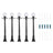 5pcs LCX04 Model Railway Lamppost lamps Street Lights O Scale LEDs