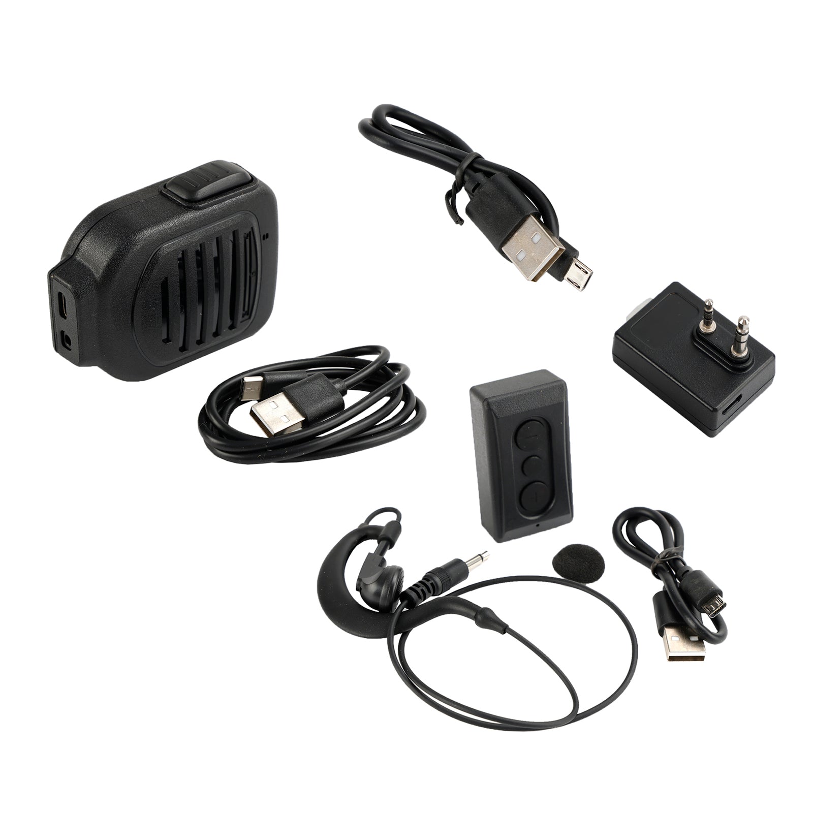 Bluetooth PTT Controller Earphone K Plug Adapter for Baofeng 5R TYT Zello Work