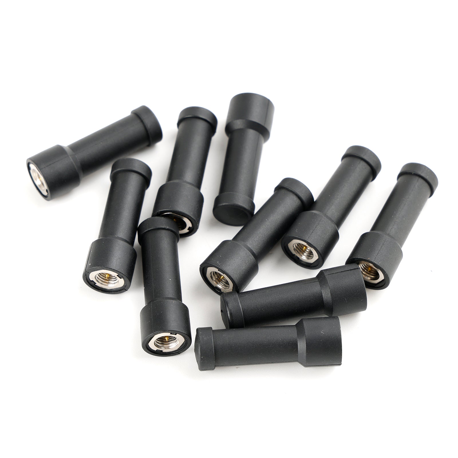 10PCS Short Antenna SMA Male Two Way Radio Stubby Rubber Aerial UHF 400-470MHz