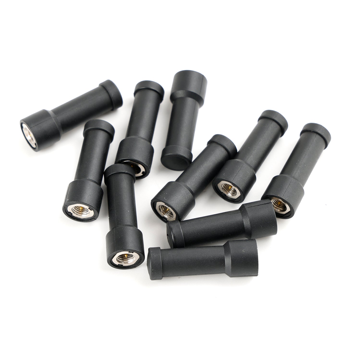 10PCS Short Antenna SMA Male Two Way Radio Stubby Rubber Aerial UHF 400-470MHz