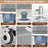 4-in-1 Lift Wheelchair, Waterproof, Shower/Toilet/Transfer, 150 kg Capacity