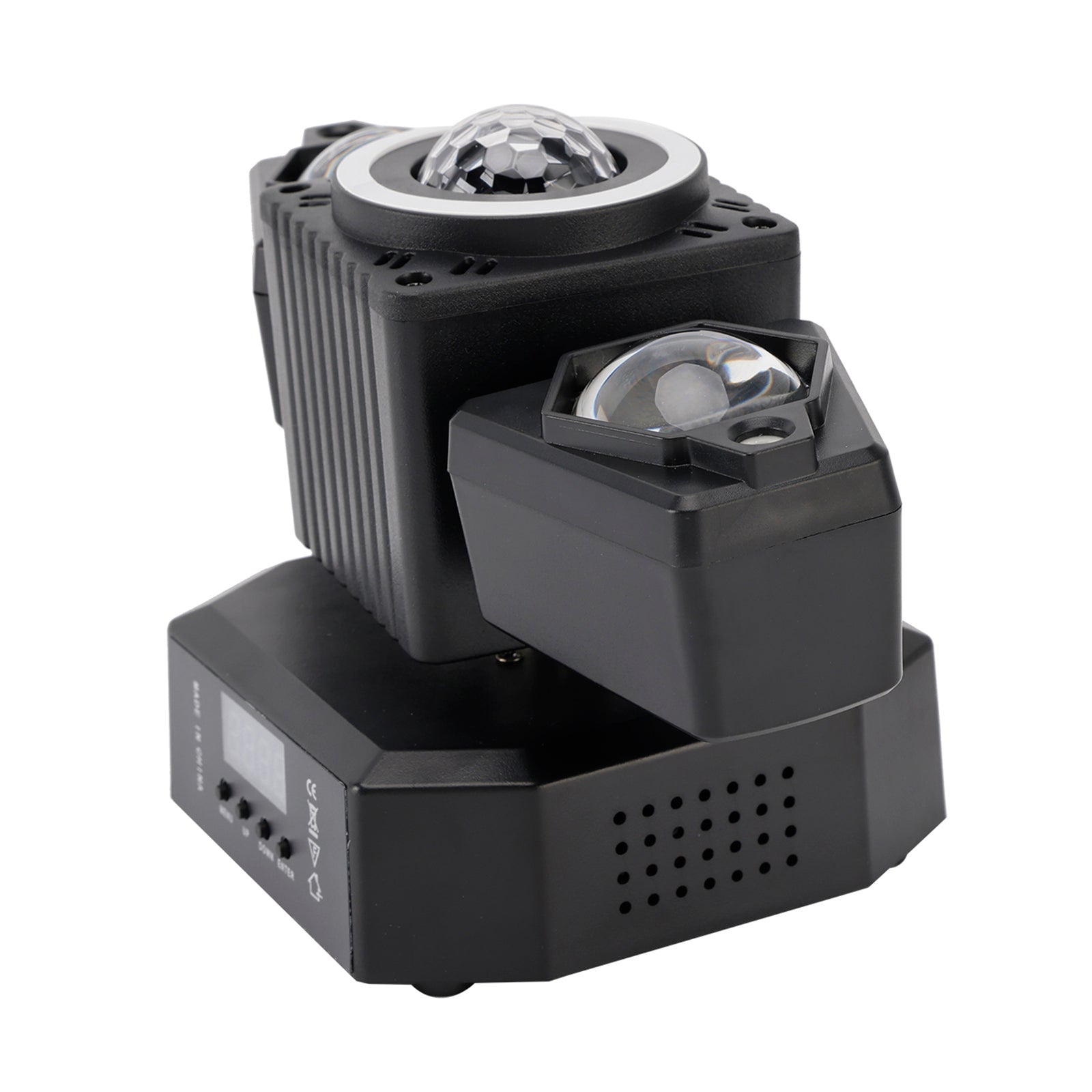 Moving Head Stage Light – Rotating Disco Ball Laser Beam Strobe with DMX & Remote