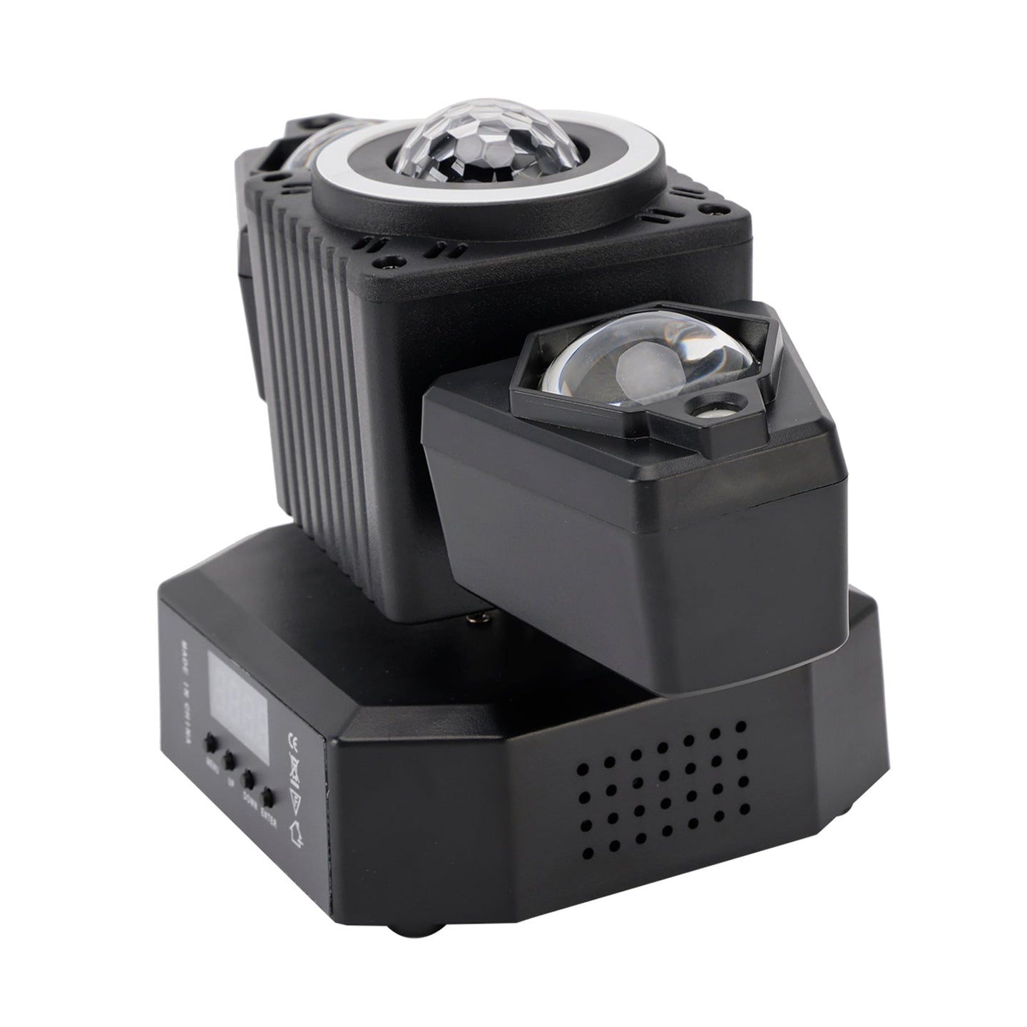Moving Head Stage Light – Rotating Disco Ball Laser Beam Strobe with DMX & Remote