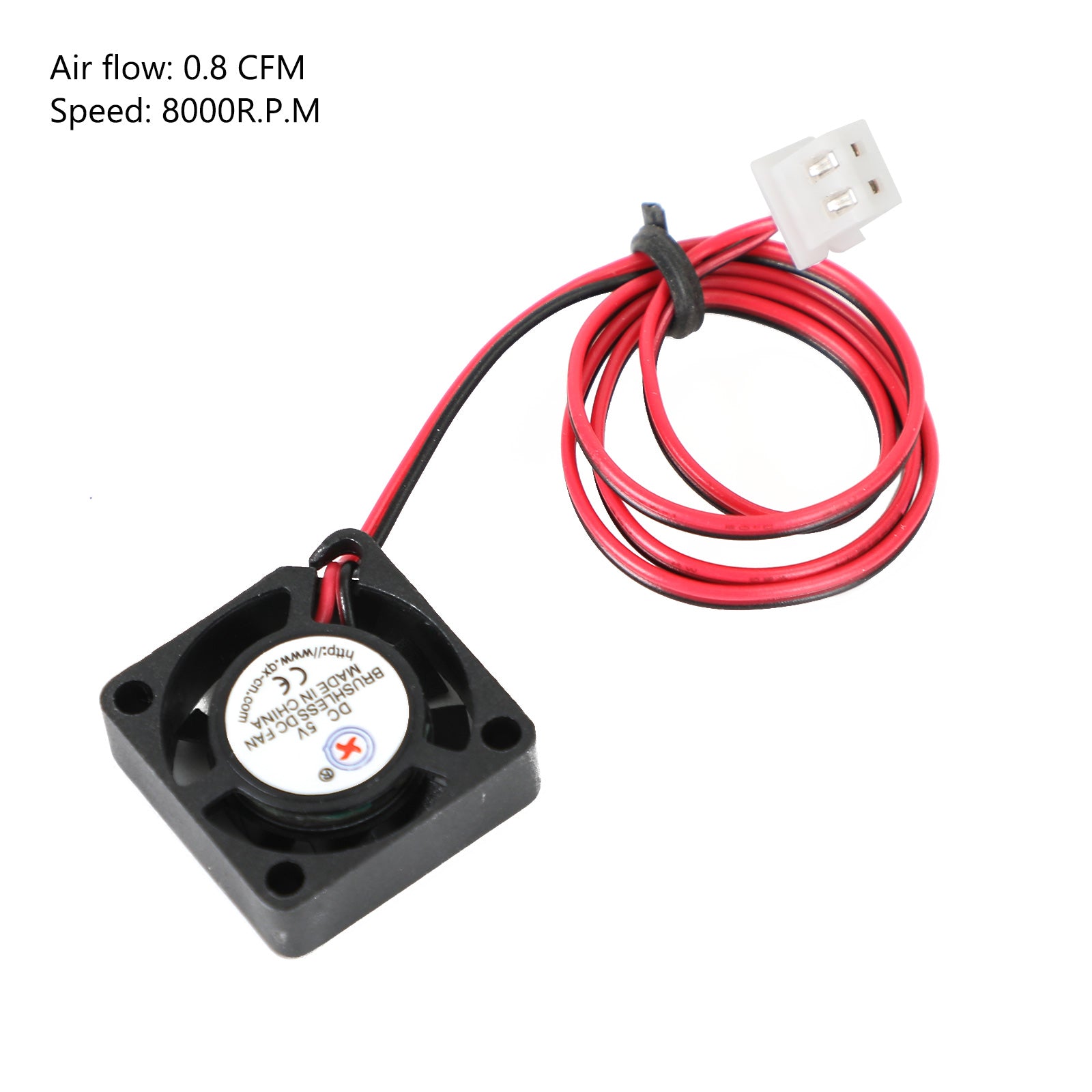 4x Brushless DC Cooling Blower Fan 5V 2006 20x20x6mm Sleeve 2 Pin Wire