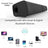 2-in-1 Detachable Bluetooth Soundbar, Splits into 2 Stereo Tower Speakers, 20W 4-Driver System for TV & PC