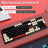 104Key Wired Mechanical Linear Switch Gaming Keyboard With Blue Switch RGB Light