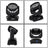 360W RGBW LED Moving Head Wash Light – 36x10W 4-in-1 Zoom, DMX 15CH for DJ Party & Stage