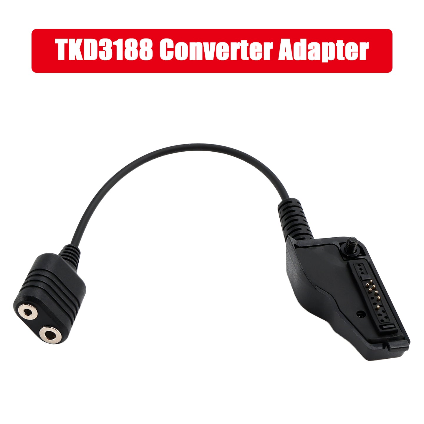 K Interface Headset Port Converter Cable for TK290 TK3180 TK380 TK480 TK481 TK490