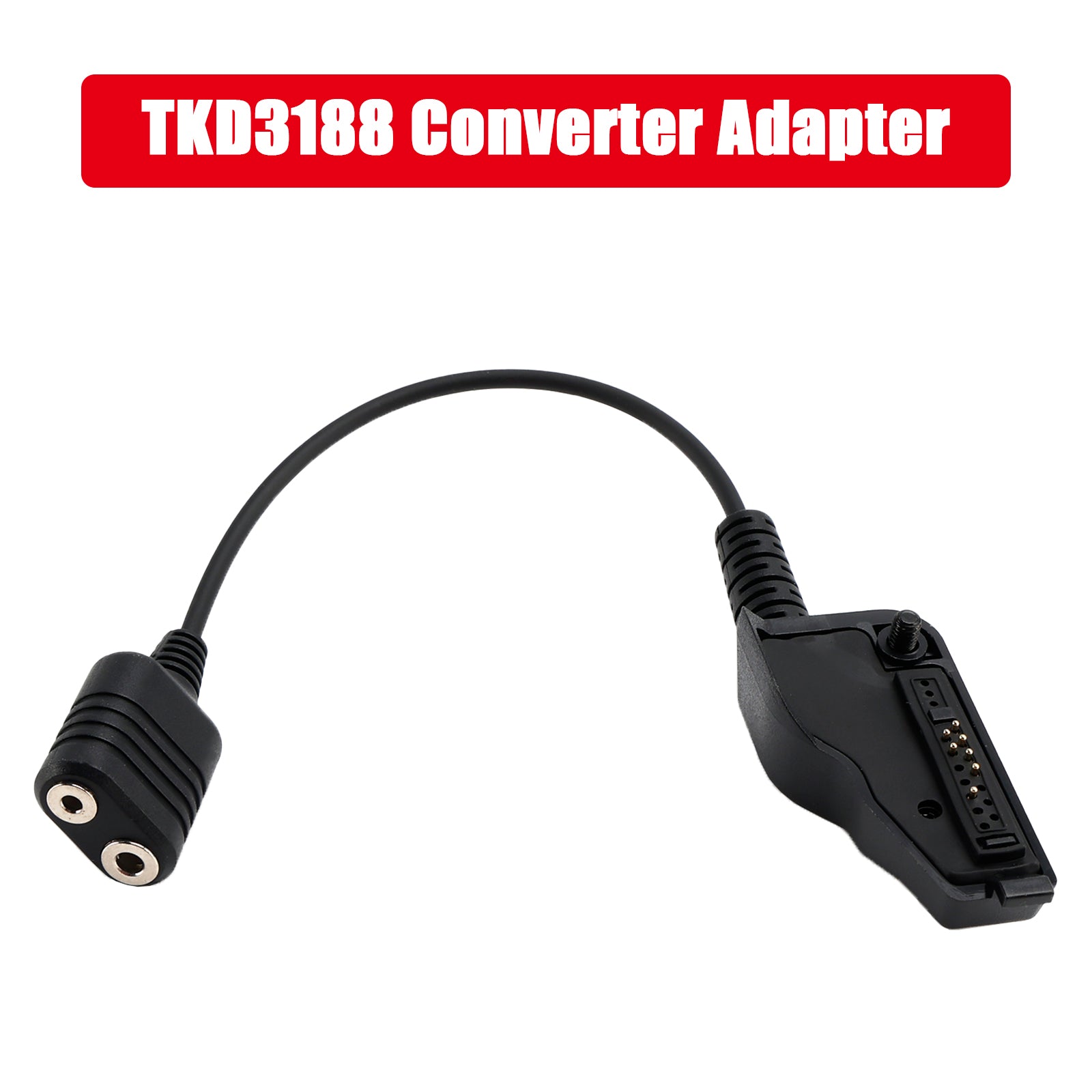 K Interface Headset Port Converter Cable for TK290 TK3180 TK380 TK480 TK481 TK490