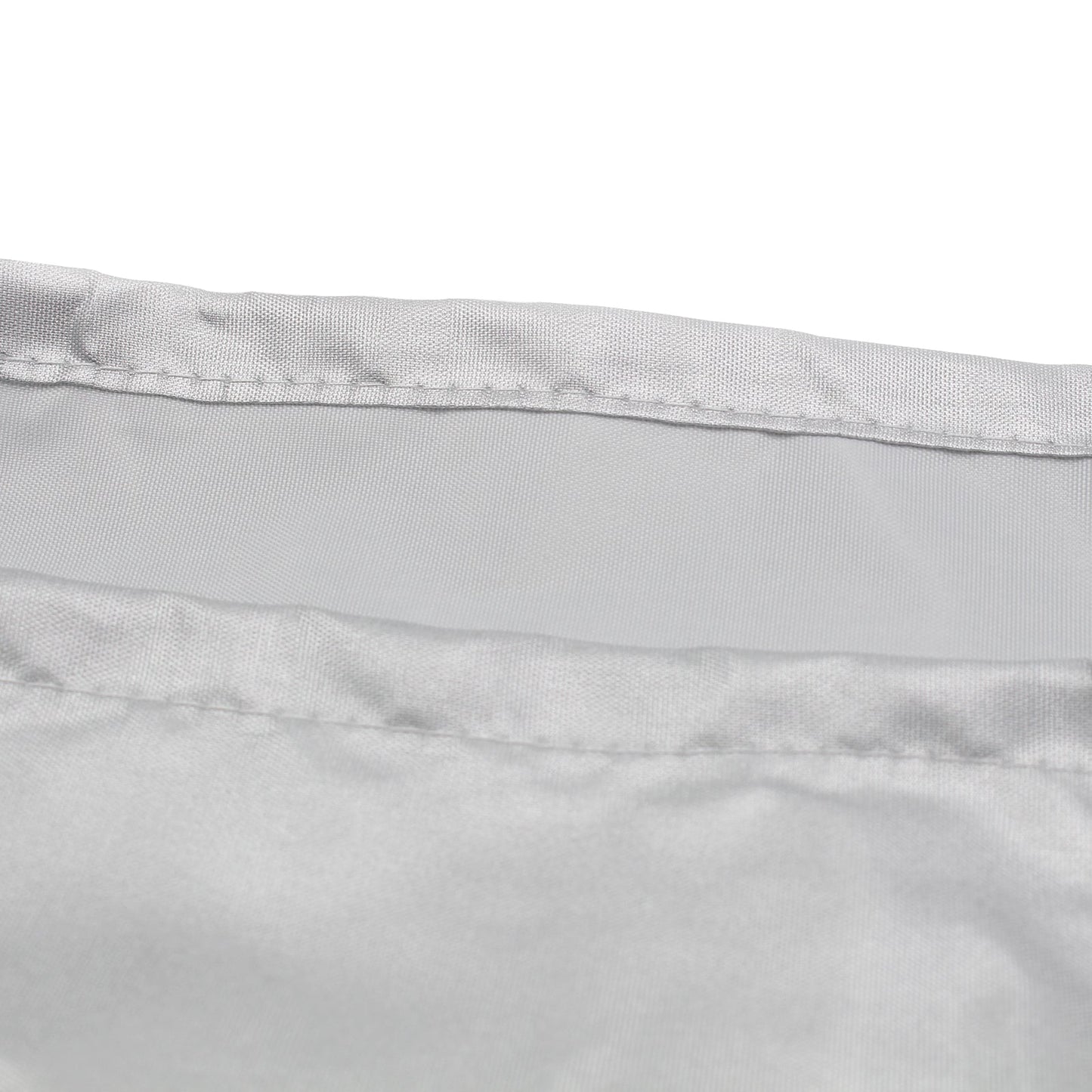 Silver 82x30 Inch Outdoor Lounge Chair Cover, Waterproof 210D Oxford Fabric Patio Chaise Protector