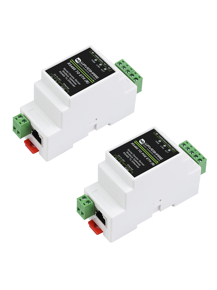 Industrial RS485 to RJ45 Ethernet Module Multi-Host to Serial Port Modbus Gateway