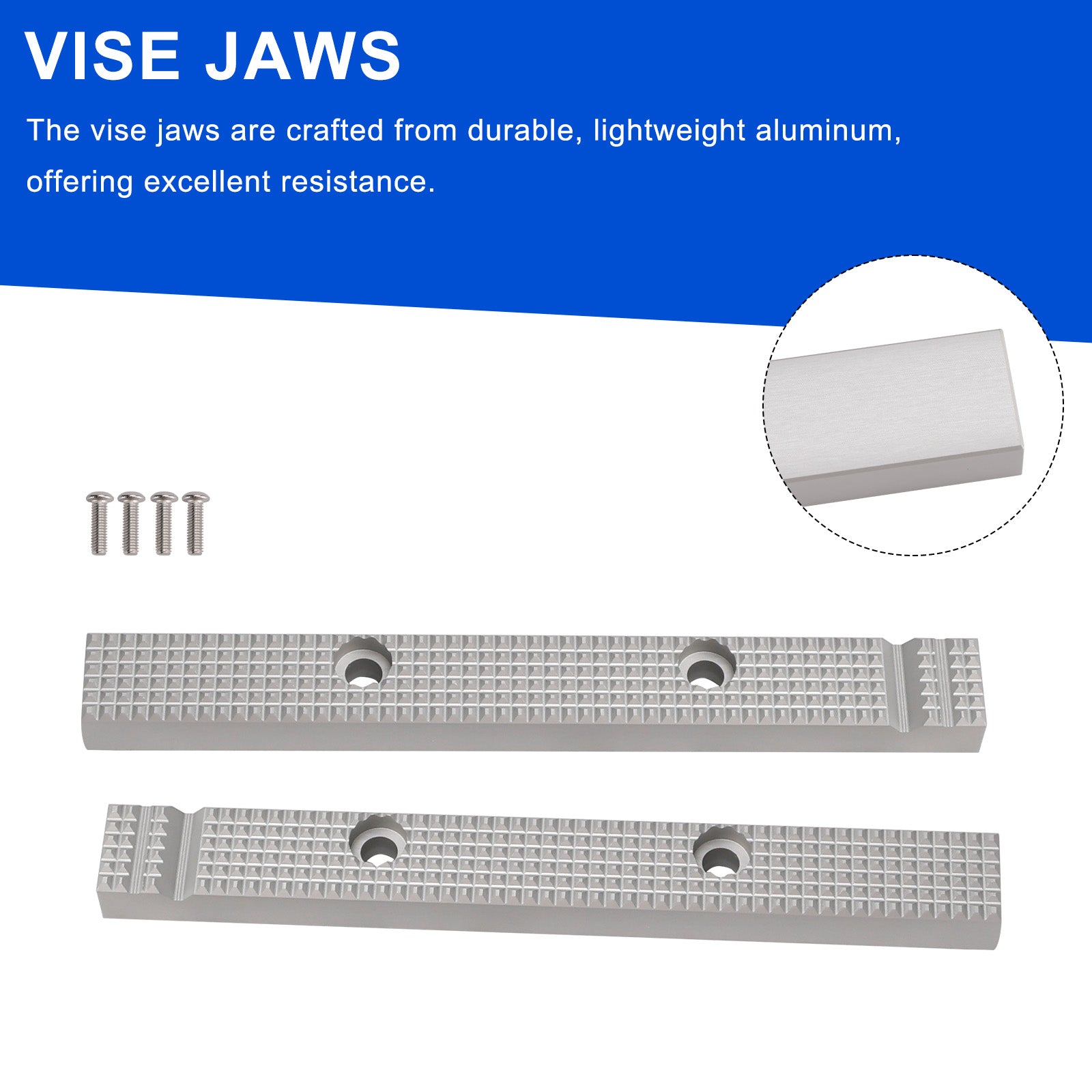 Fitting Vise Jaw for Older USA Models 6 1/2" Reversable Gray Vises for Craftsman
