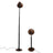 For Living Room/Office-Black Adjustable LED Floor & Table Lamp Dimmable 3 Colors