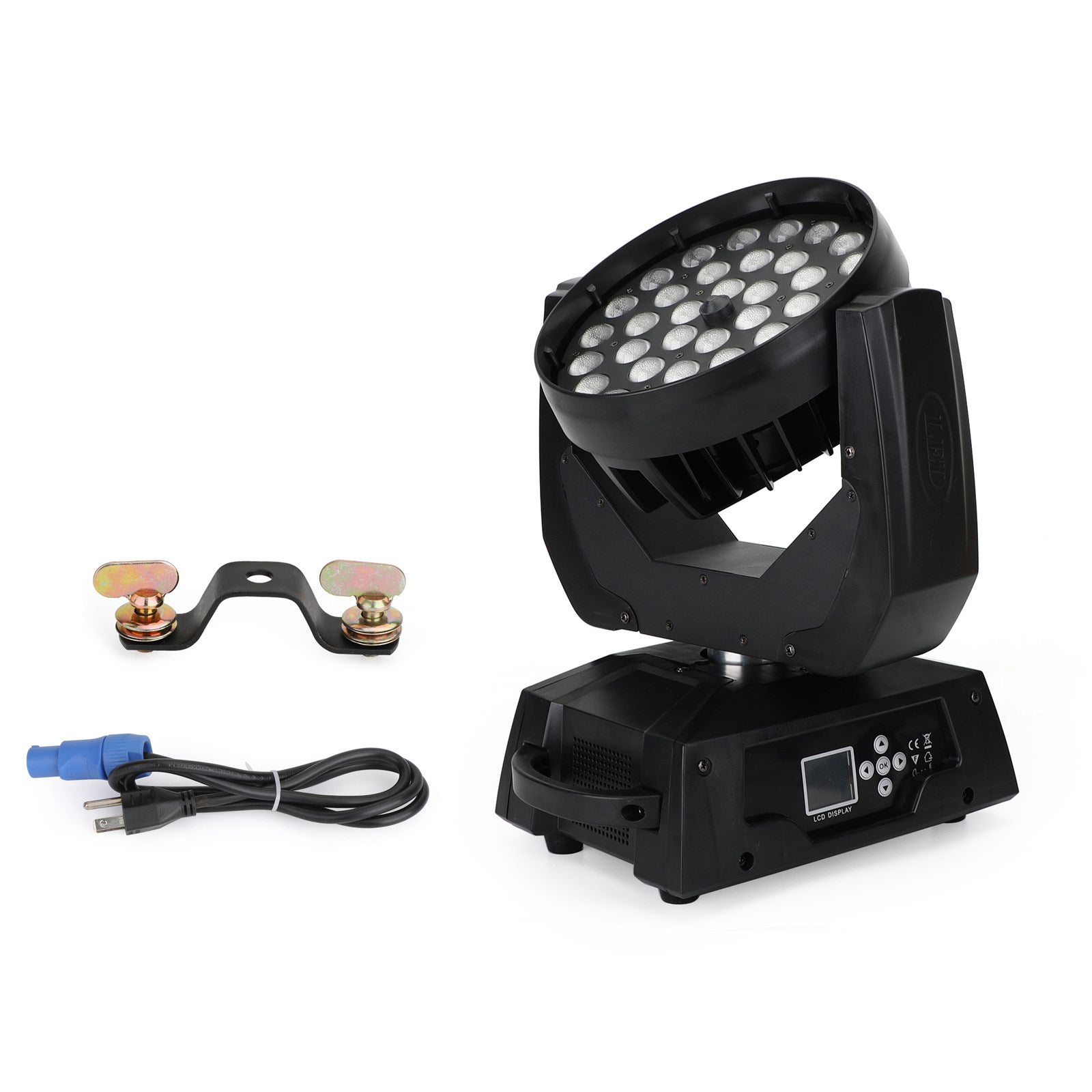 360W RGBW LED Moving Head Wash Light – 36x10W 4-in-1 Zoom, DMX 15CH for DJ Party & Stage