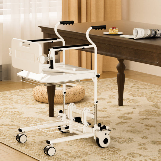 💕Medical Transfer Chair â€?250 lb Patient Lift Wheelchair with Removable Split Seat
