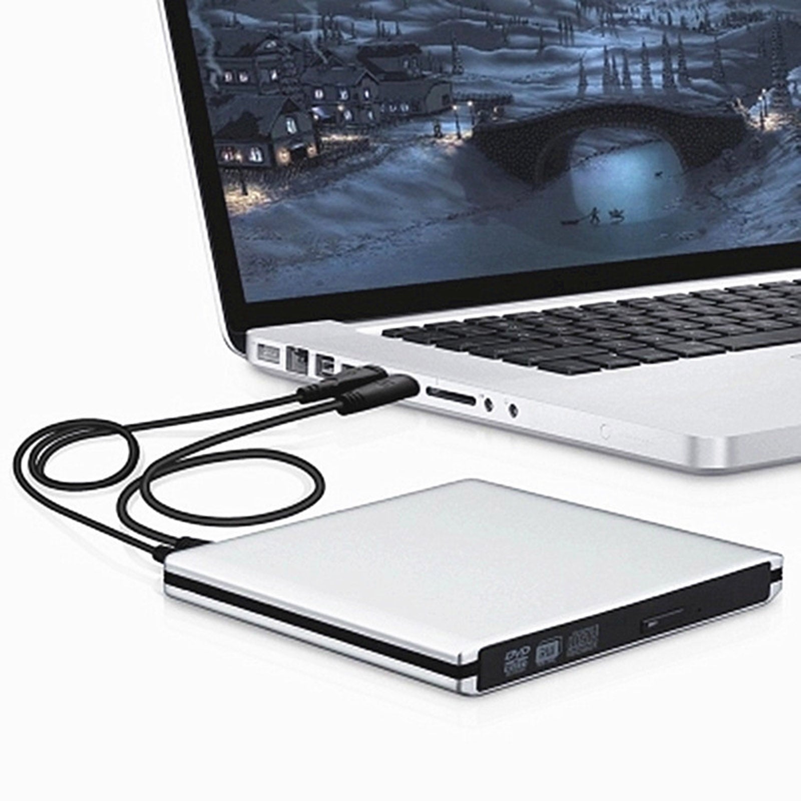6X Burner External BD-R BD DVD CD RW Disc Writer Laptop Movie Player