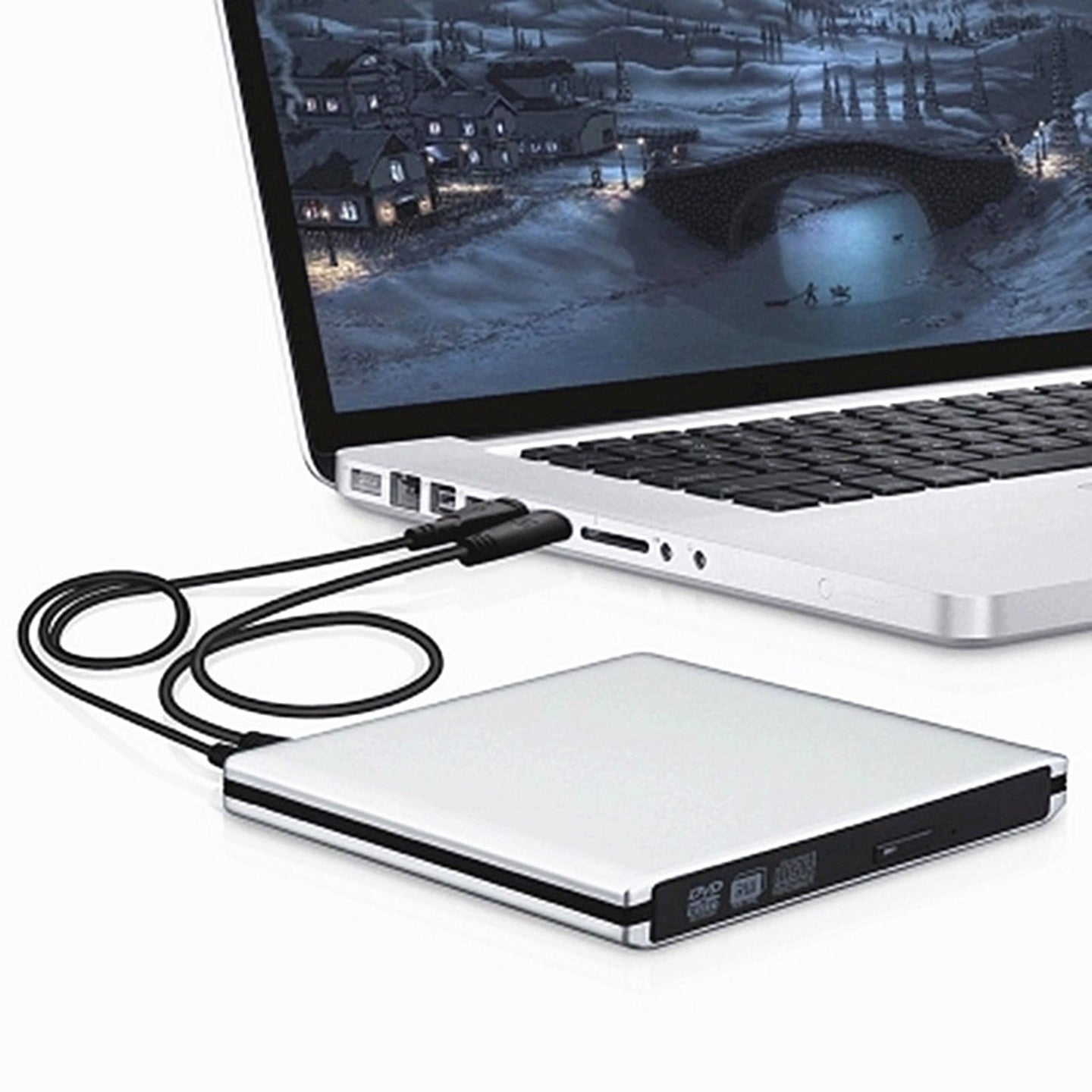 6X Burner External BD-R BD DVD CD RW Disc Writer Laptop Movie Player