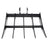 Mini Excavator Rake Attachment for 25mm Pins, 90mm Centers & 90mm Span, for Land Clearing & Root Removal