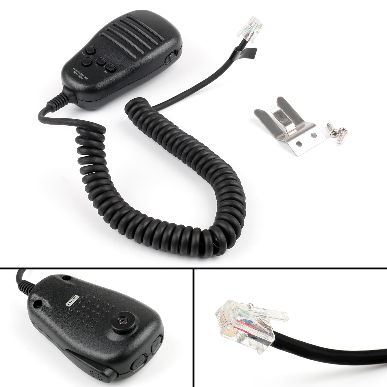 1Pcs MH-42B6J Microphone For Yaesu FT-1807M FT-1900R FT-2600 FT-2800 Radio