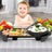 2-in-1 Electric Hot Pot and Grill for Indoor Korean BBQ & Shabu-Shabu, Large Non-Stick Pan for 7-8 People