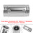 Truss Spacer Accessories 105 - 105mm 4.1" Genderless Aluminum Spacer 2" Diameter