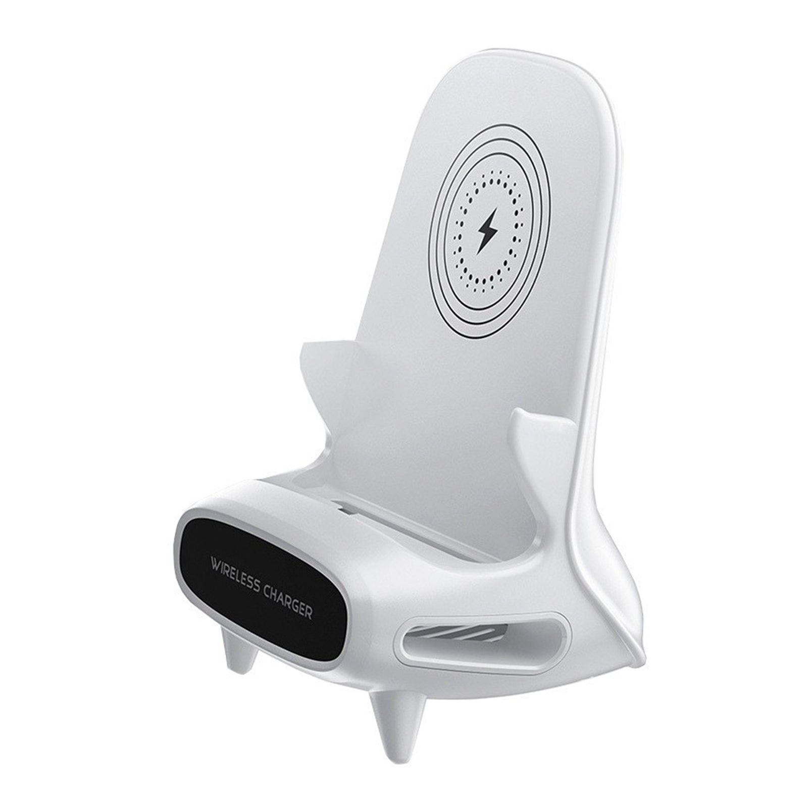 3 in 1 Mini Chair Wireless Fast Charger Phone Stand with Speaker Charging Stand