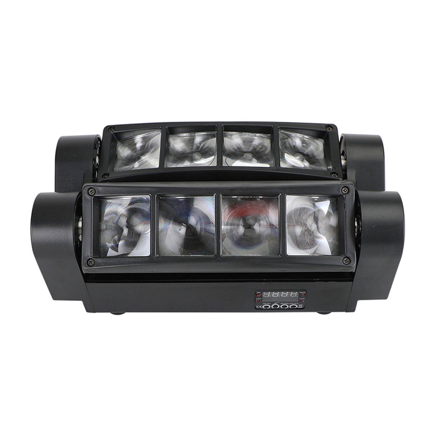 4Pcs 80W 8LED RGBW Spider Moving Head Stage Lighting Beam DMX Party DJ Lighting