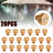 20X Brass Misting Nozzles Water Mister Sprinkle For Cooling System 0.012" 10/24