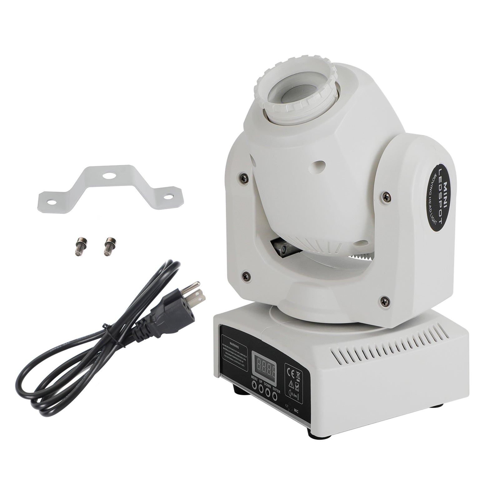 120W RGBW Moving Head Stage Light with 8 Gobos & DMX Control - DJ Party Beam Lighting