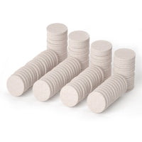 Beige Self-Stick Furniture Felt Pads 1 inch for Hard Surfaces 160 pieces one