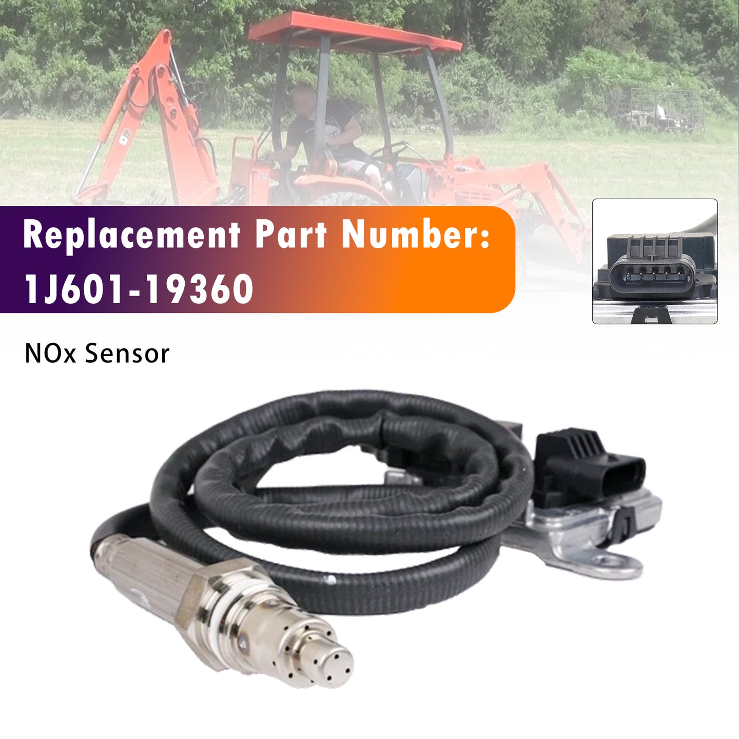 1J601-19360 Nitrogen Oxide Sensor NOX Sensor For Kubota Tractor
