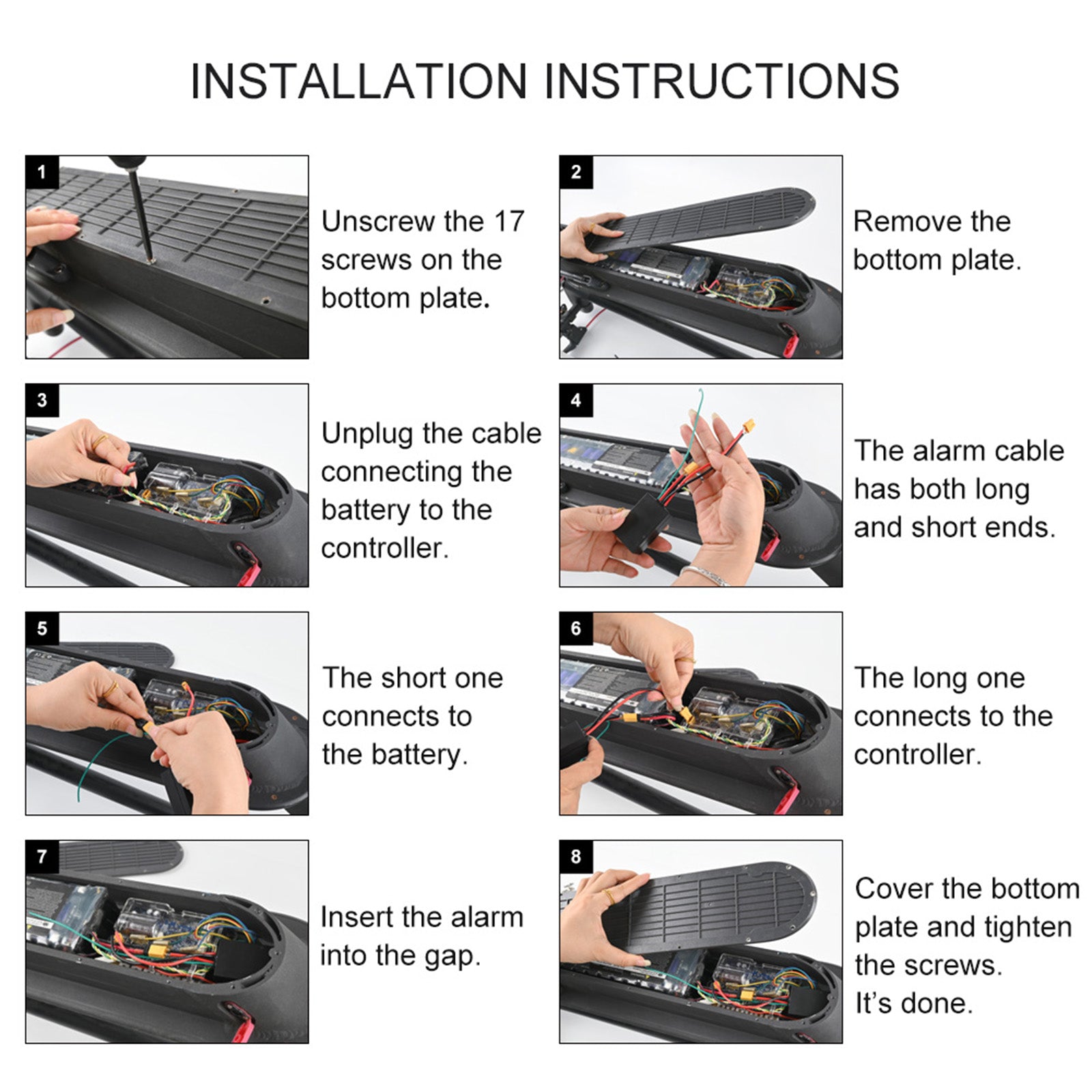 Electric Scooter Anti-Theft Alarm suitable For Xiaomi M365/MAX G30 Scooter