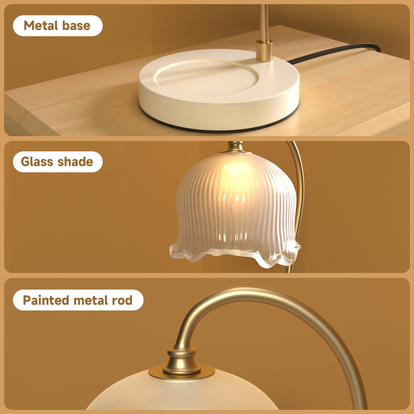Dimmable Candle Warmer Lamp - With Timer
