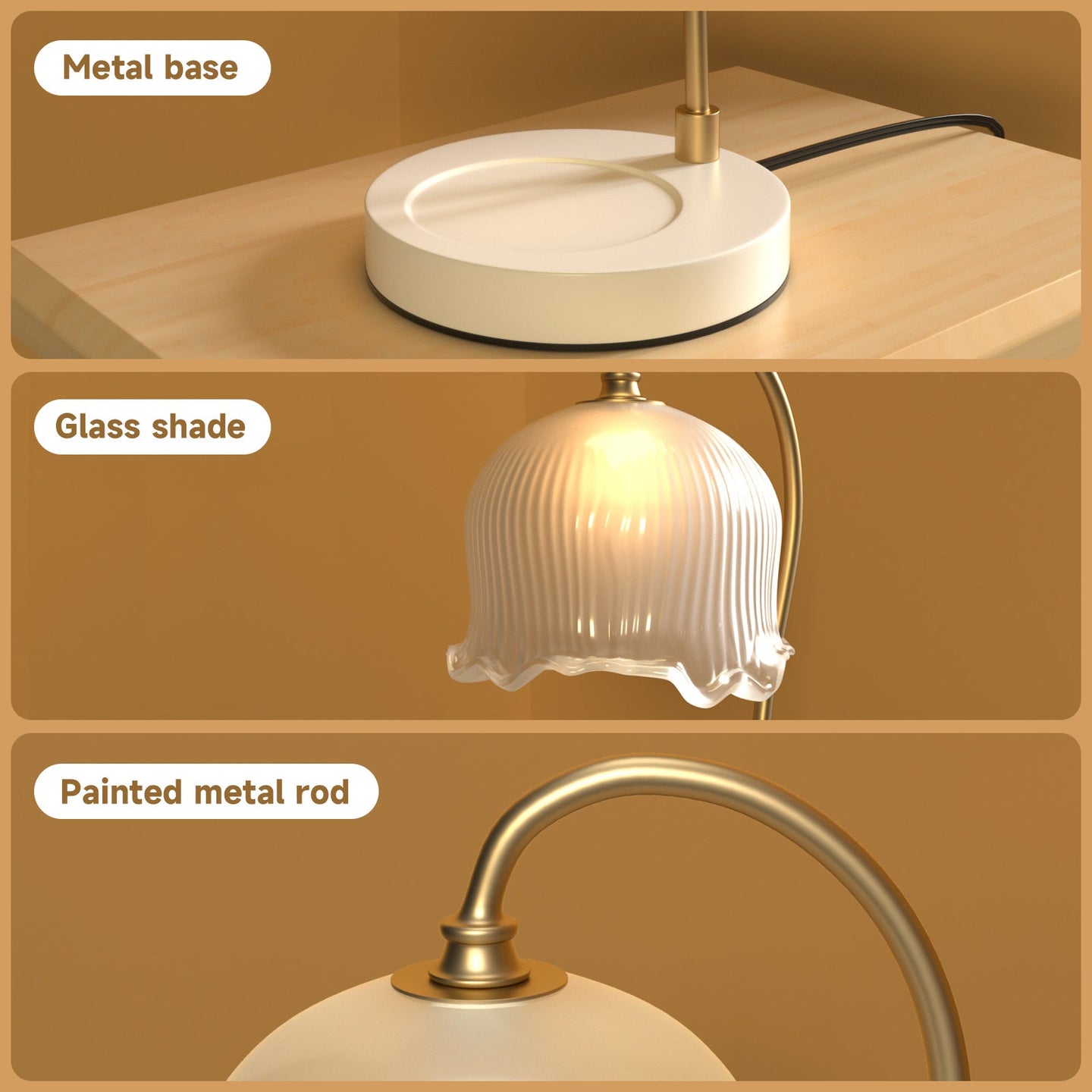 Dimmable Candle Warmer Lamp - With Timer