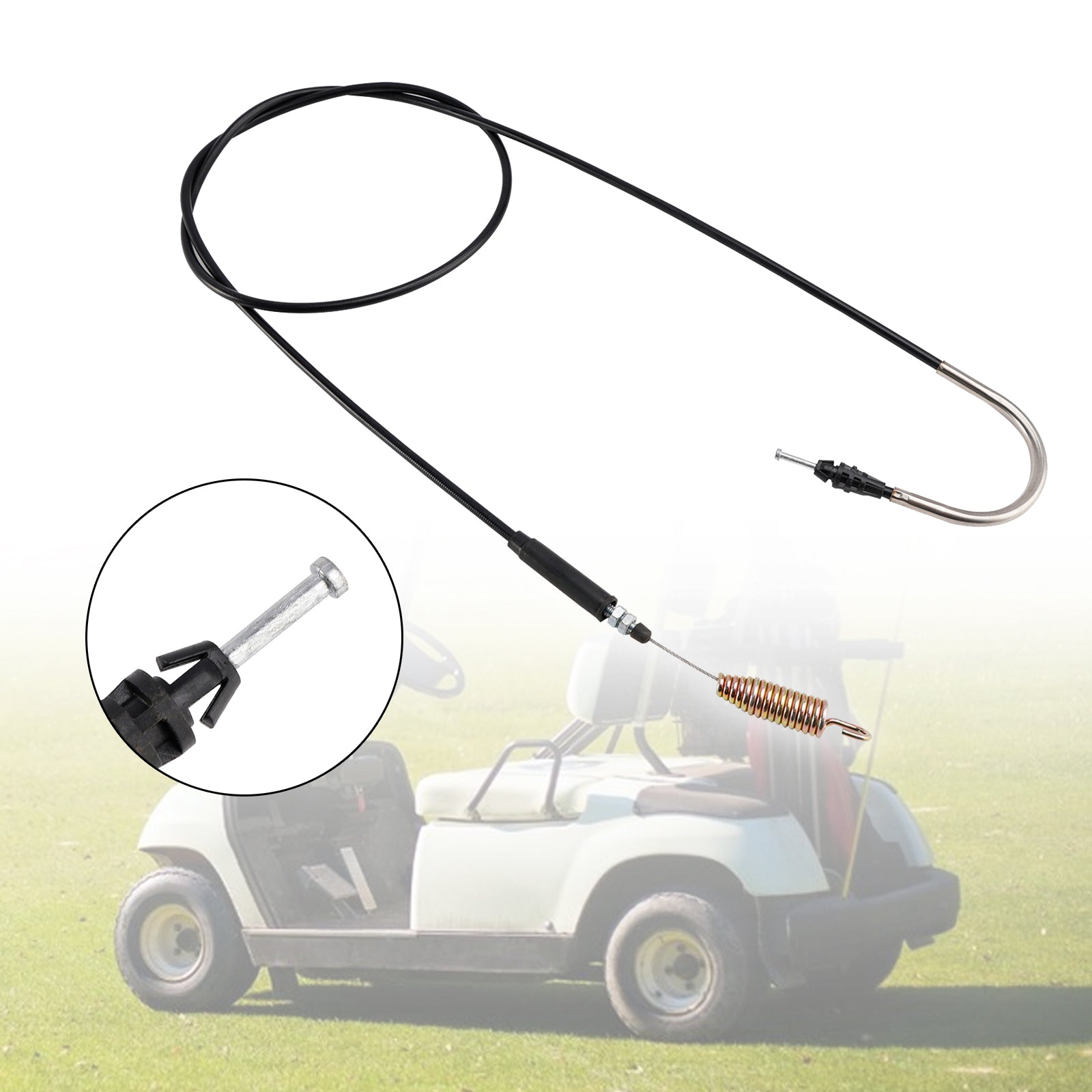 608608 Accelerator Cable for E-Z-GO, Cushman & Bad Boy with Kawasaki Engine, Fits TXT, MPT 800 & Hauler 800