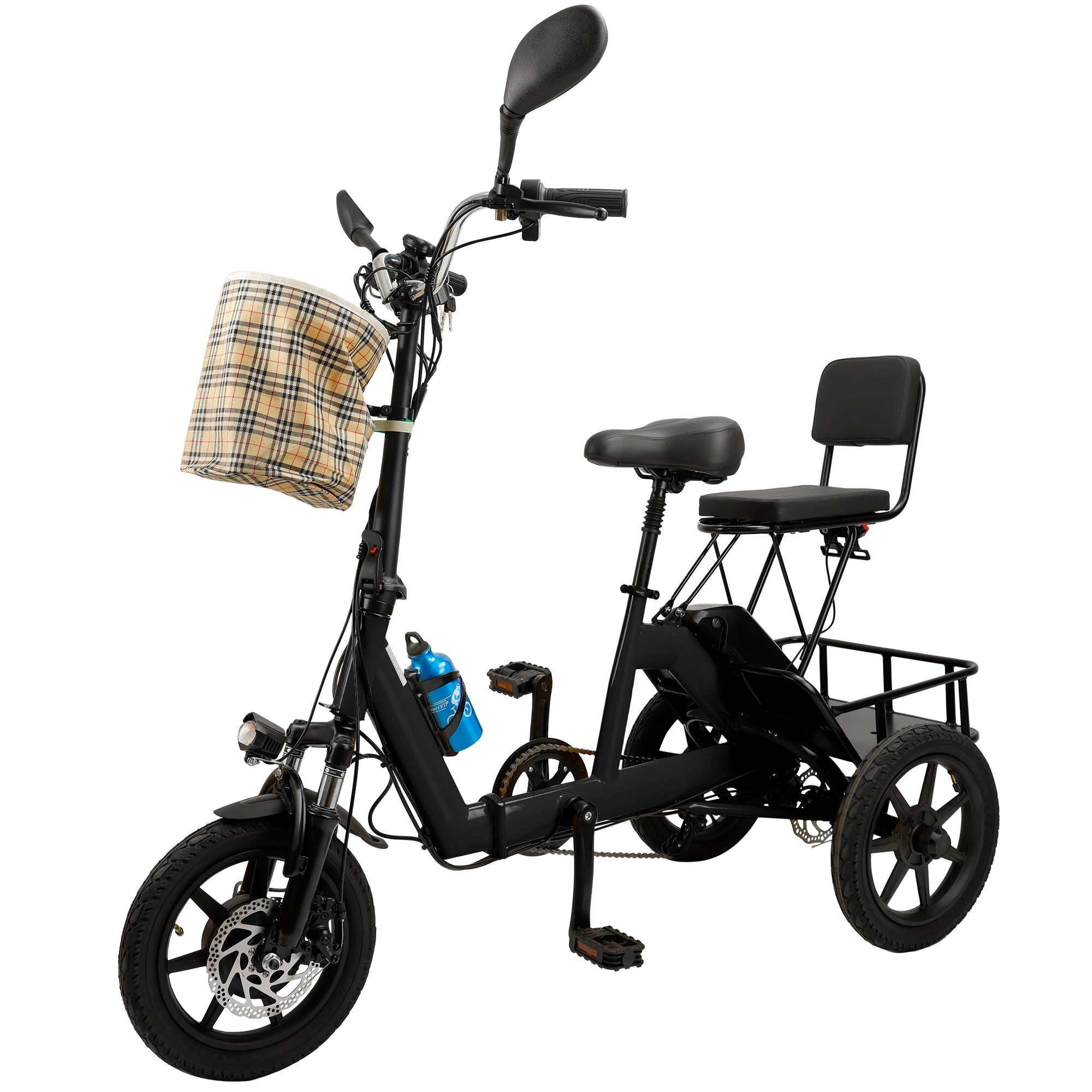 3 Wheel E-Trike Electric tricycle for Adult Folding Motorized 48V 350W