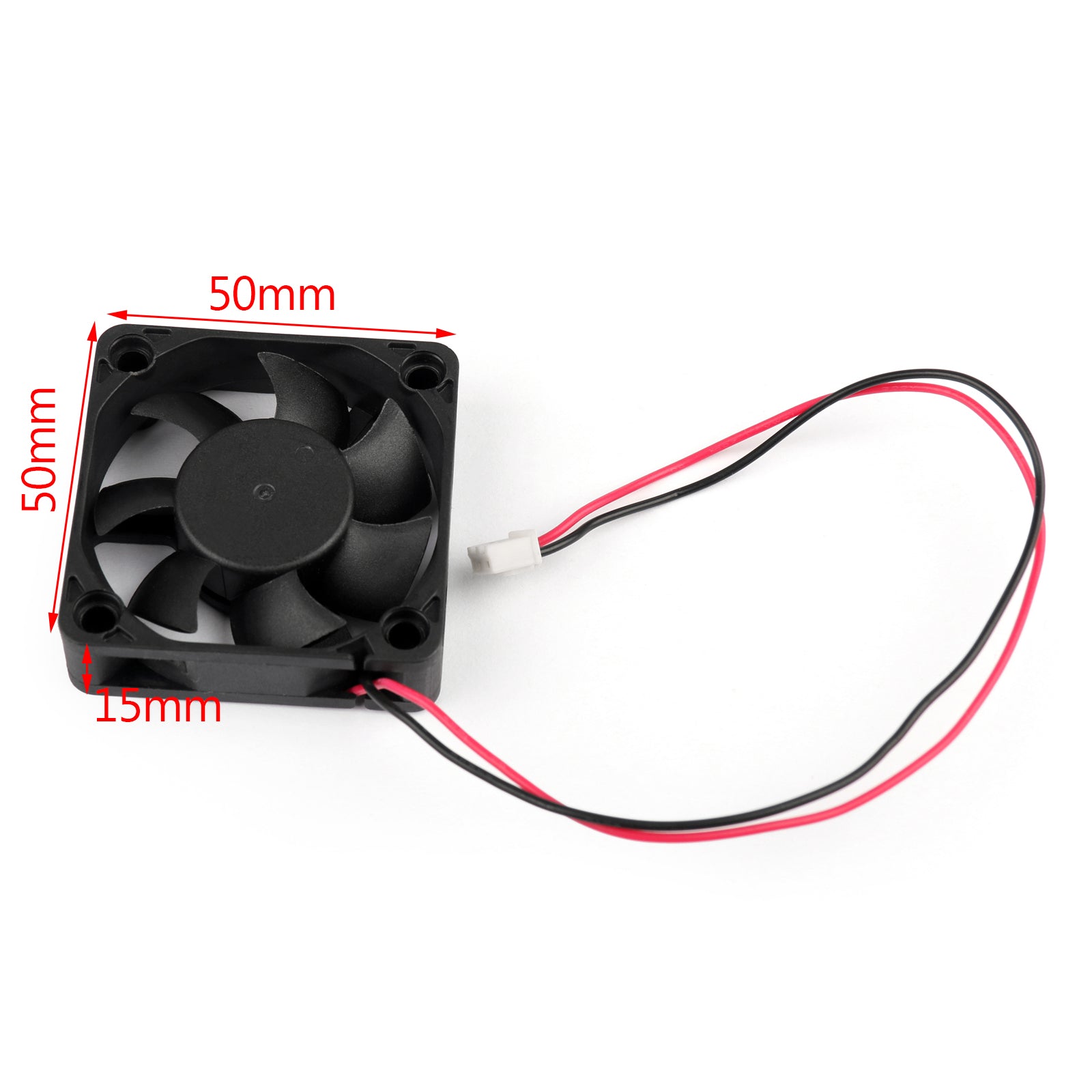10PCS DC Brushless Cooling PC Computer Fan 12V 5015B 50x50x15mm 0.14A 2 Pin Wire