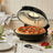 Electric Pizza Maker–12 Inch Electric Pizza Oven Indoor Countertop Maker with Ceramic Stone Heats up to 800˚F