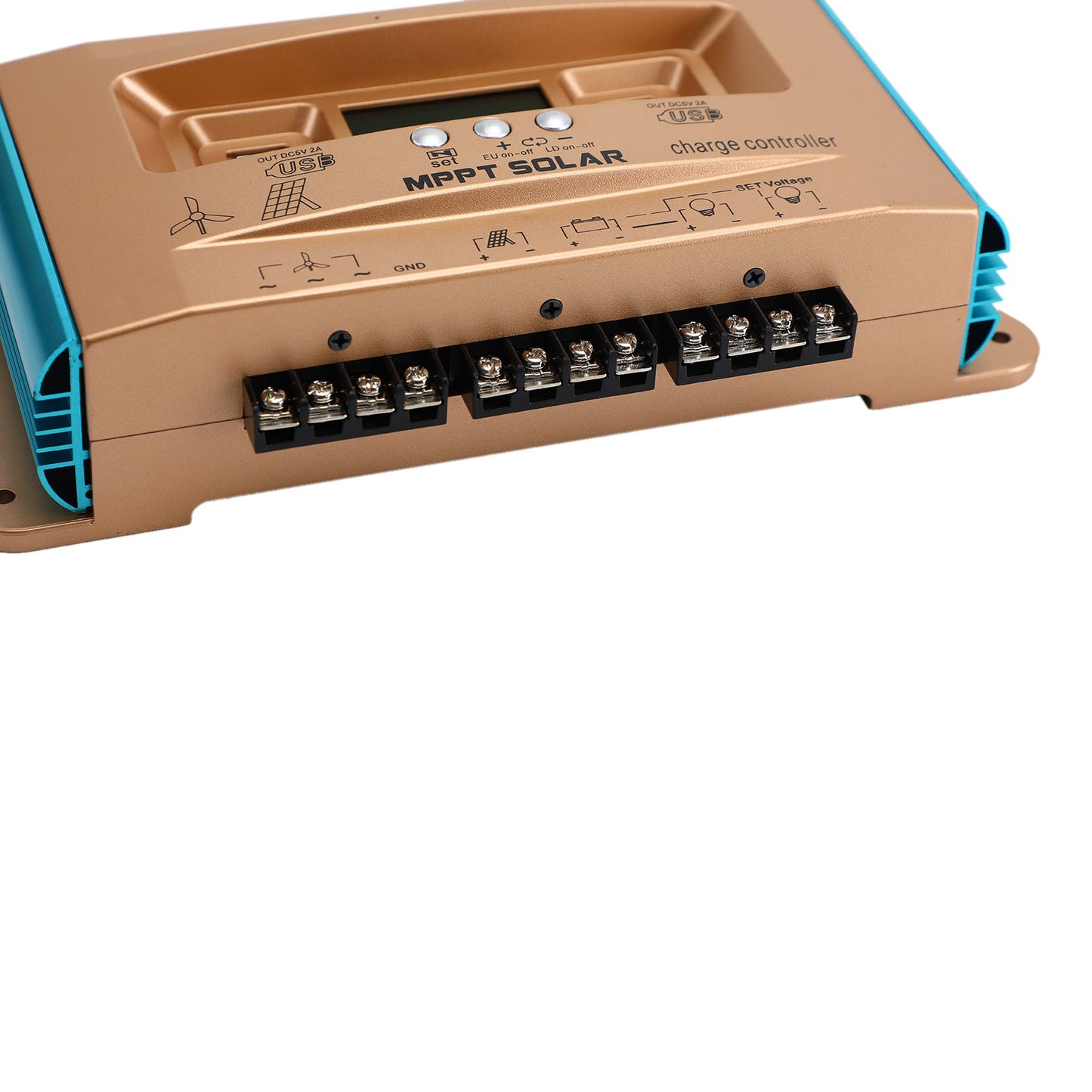 100A MPPT Wind Solar Hybrid Charge Controller, 12V 24V 36V 48V 60V Auto Regulator for Lead-Acid & Lithium Batteries