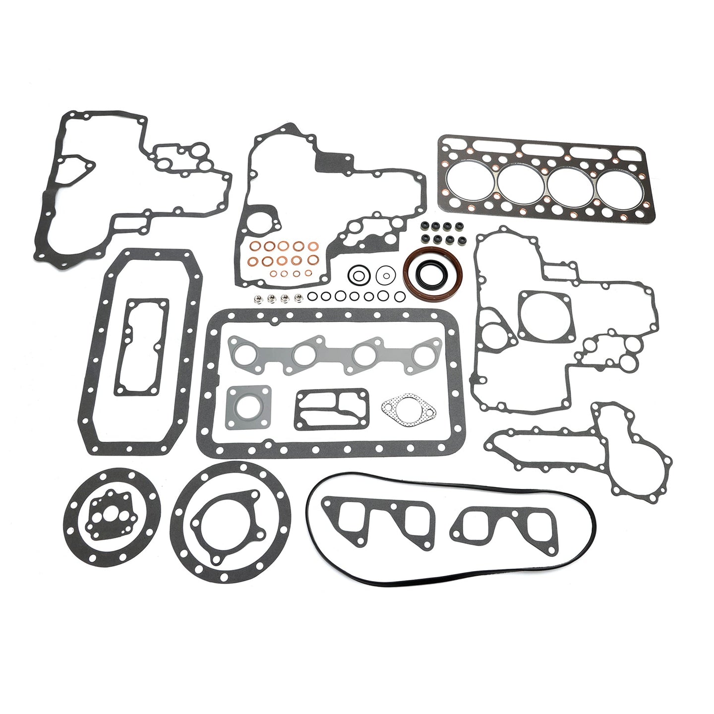 Complete Engine Cylinder Head with Valve Spring & Gasket Kit for Kubota V1902 Engine