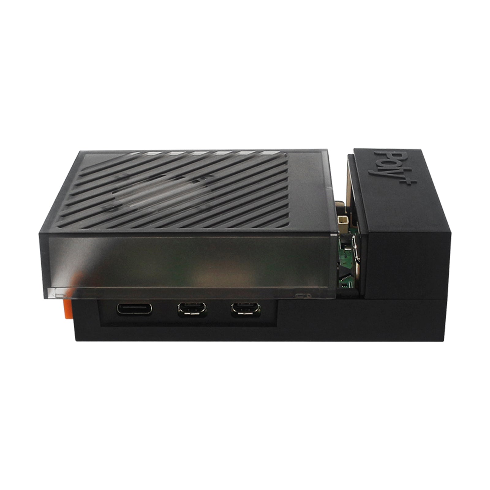 Raspberry Pi5 POLY5+ Case Argon Box Compatible with PWM Cooling Fan ABS Material