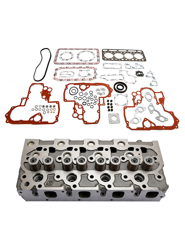 Complete Cylinder Head with Gasket Kit for Kubota V1702 V1702B Engine Bobcat 733 743 Loader