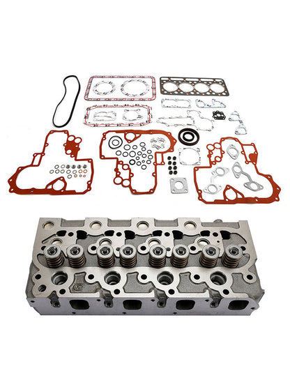 Complete Cylinder Head with Gasket Kit for Kubota V1702 V1702B Engine Bobcat 733 743 Loader