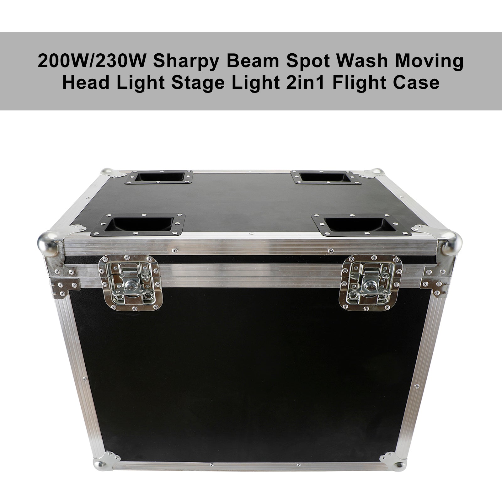 200W/230W Sharpy Moving Head Stage Light – Beam & Wash 2-in-1 with Flight Case for DJ Party & Event