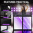 Portable DJ Facade Table Station 45"x42" Event Booth Facade Metal Foldable Frame