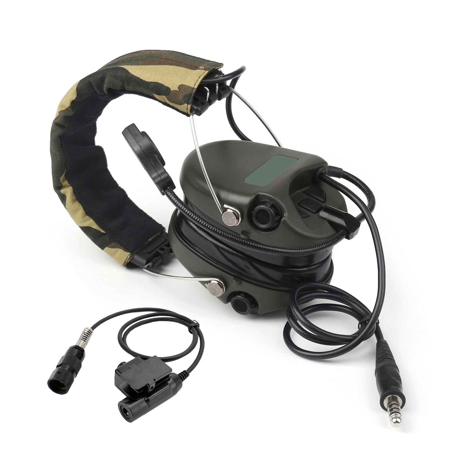 H60 Sound Pickup Noise Reduction Headset 6-Pin U94 PTT For AN/PRC148 PRC152 U329