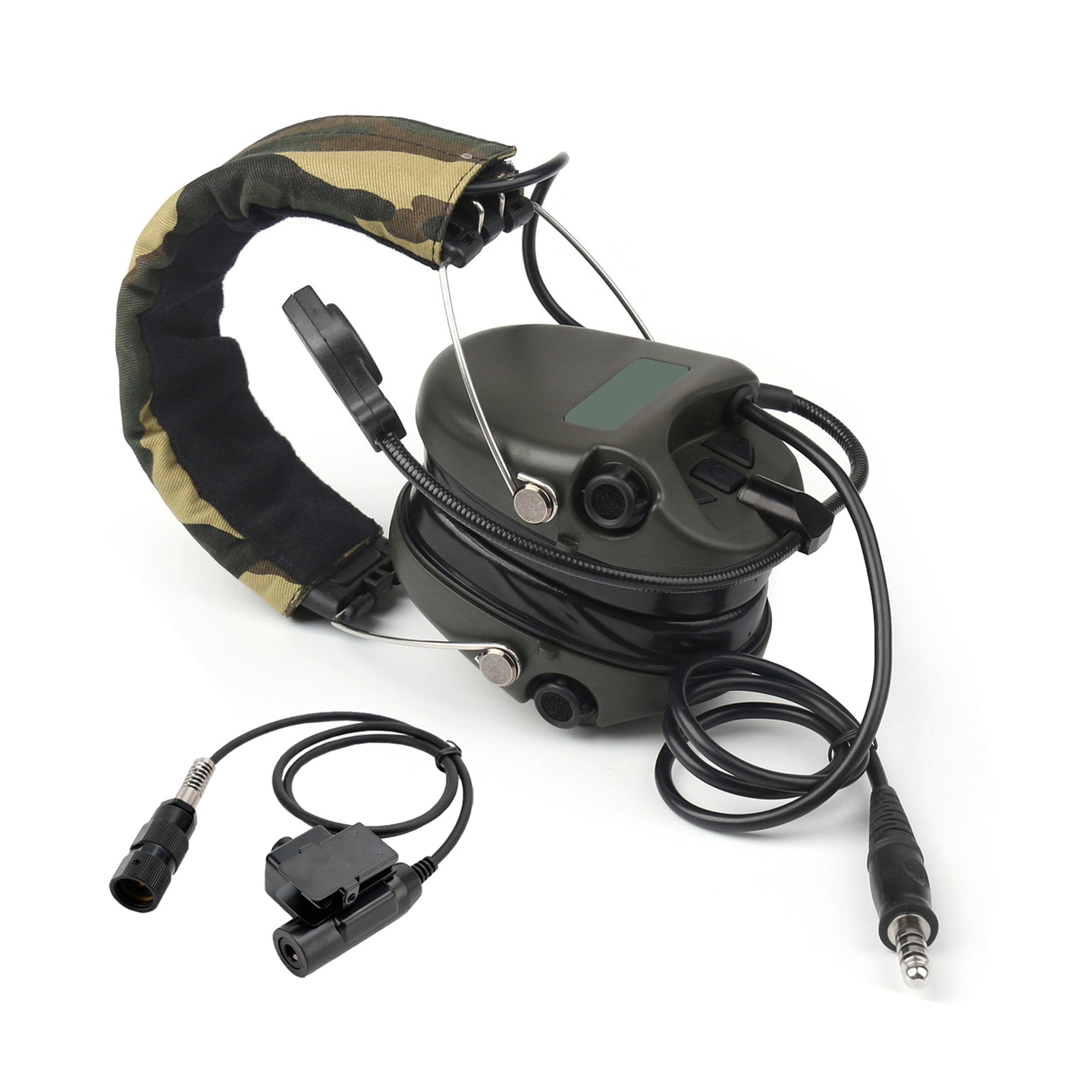 H60 Sound Pickup Noise Reduction Headset 6-Pin U94 PTT For AN/PRC148 PRC152 U329