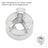 WP2220457 Heavy-Duty Metal Ice Crusher Coupler for Whirlpool, KitchenAid & Kenmore, Replaces AP3136991