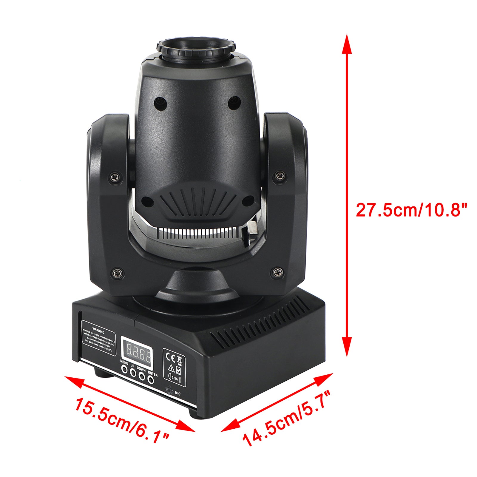 4Pcs Moving Head 8Gobo Stage Lighting RGBW LED DJ DMX Beam Bar Party Light